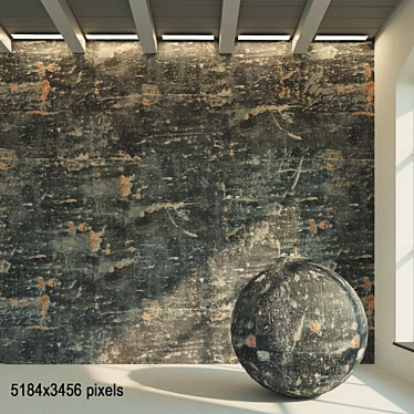 Textured Decorative Plaster Kit 3D model image 1 