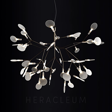 Elegant Heracleum II Small Chandelier 3D model image 1 