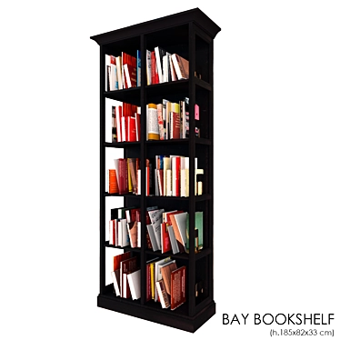 Marioni Liberia Bay: Stylish Bookshelf for Your Home 3D model image 1 