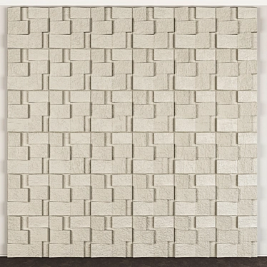 Artistic Wall Panel 3D model image 1 