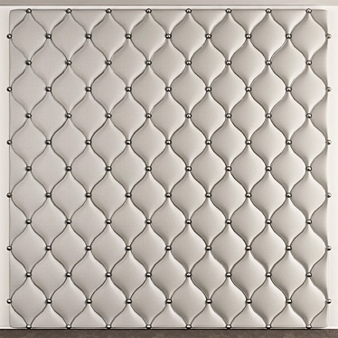 Modern 3D Wave Wall Panel 3D model image 1 