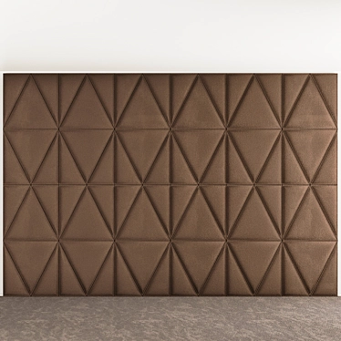 Modern 3D Wall Panel 3D model image 1 