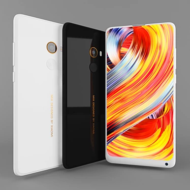 Xiaomi Mi Mix 2: The Perfect Fusion 3D model image 1 