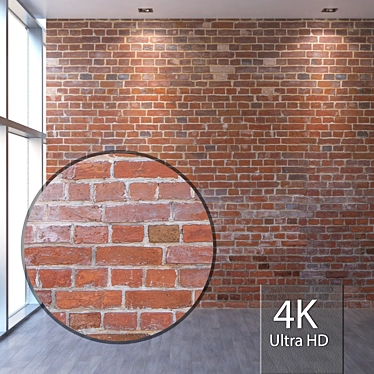 Seamless Bricklaying Texture 3D model image 1 