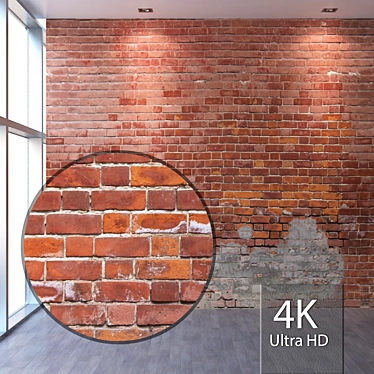 Seamless 4K Brick Texture 3D model image 1 