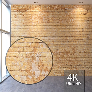 Seamless 4K Brick Texture 3D model image 1 
