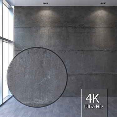 Seamless 4K Concrete Texture 3D model image 1 