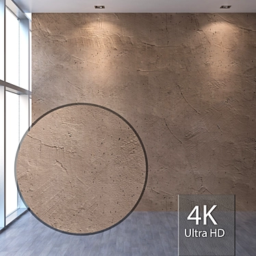 Seamless 4K Plaster Texture 3D model image 1 