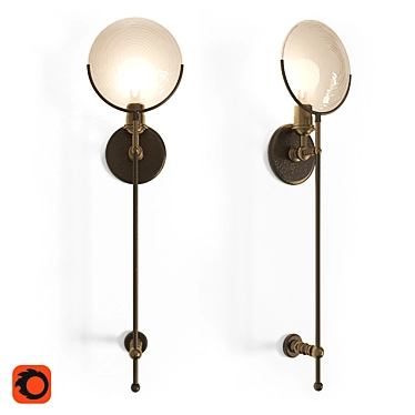 Gaslight Lens Grand Sconce