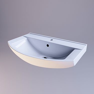 Sanita Luxe Best65: Elegant and Functional Wash Basin 3D model image 1 