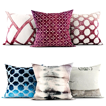 Cozy Cushion Collection 3D model image 1 