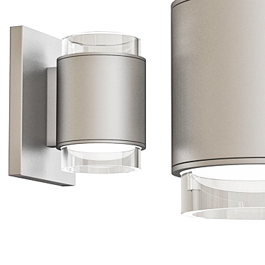 Voto Wall Sconce: Elegant Illumination 3D model image 1 