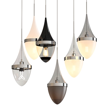  Sleek and Stylish Tech Pendants 3D model image 1 