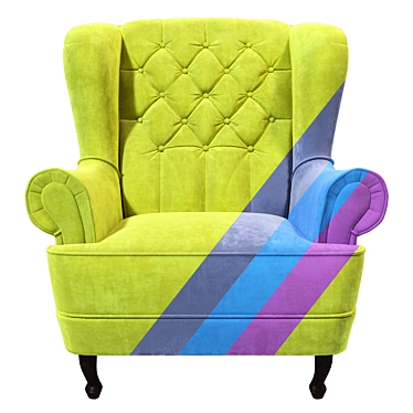 Contemporary Armchair 'Kaya-1' - Sleek Design 3D model image 1 