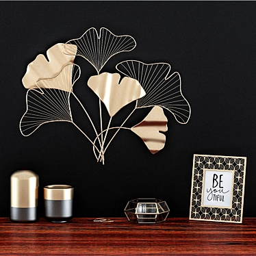 Metal Wall Decor 3D model image 1 