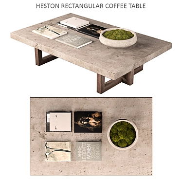 Heston Geometric Coffee Table 3D model image 1 