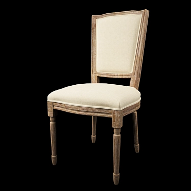Elegant Cadencia Dining Chair 3D model image 1 