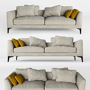Luxury Enigma Sofa 3D model image 1 