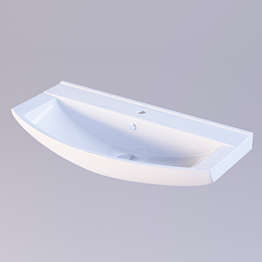 Title: Sanita Luxe BEST 75 Washbasin 3D model image 1 