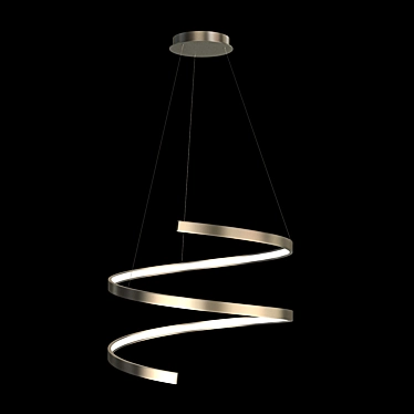 Sleek LED Pendant Light 3D model image 1 