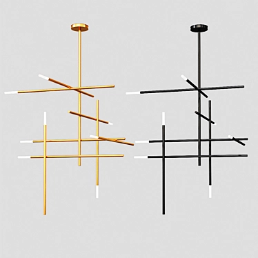 Elegante Venicem Pendant Light 3D model image 1 