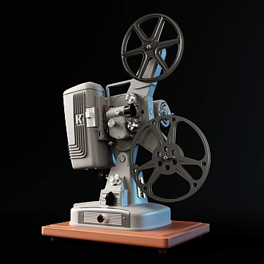 Vintage Keystone 8mm Cinema Projector 3D model image 1 