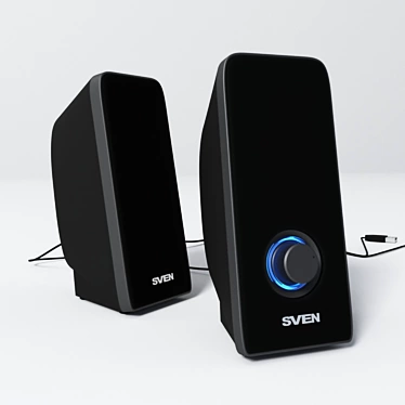 SVEN325 - Powerful Speakers for Extraordinary Sound 3D model image 1 