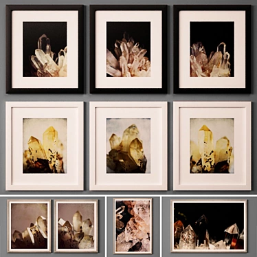 Modern Art Painting Set 3D model image 1 