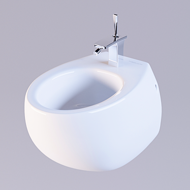 Sanita Luxe Ringo Bidet - Stylish and Elegant Bathroom Accessory 3D model image 1 
