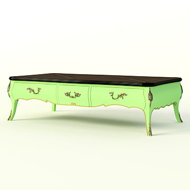 Montigny Cavaillon 6-Drawer Coffee Table 3D model image 1 