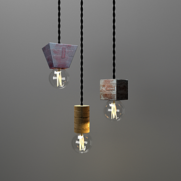 Modern Loft Level Lights 3D model image 1 