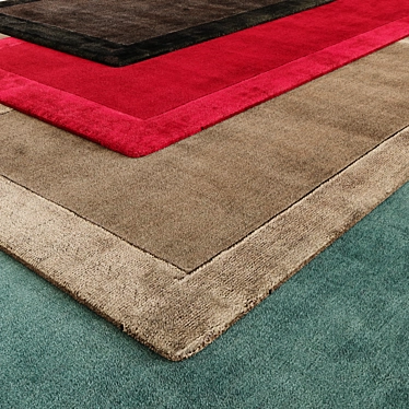 Luxury Faux Fur Carpet 3D model image 1 