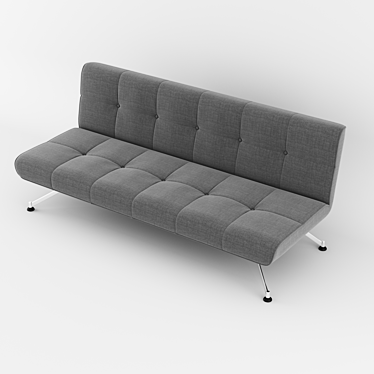 Witek Home Clubber Sofa: Chic and Comfy 3D model image 1 