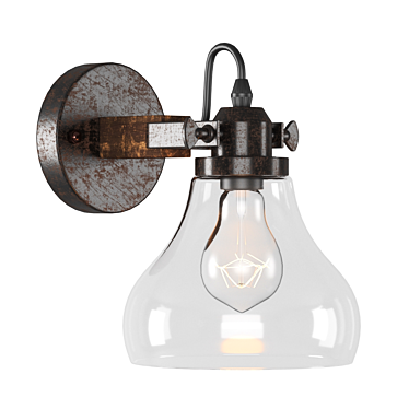 Freya Lorenza Modern Wall Sconce 3D model image 1 