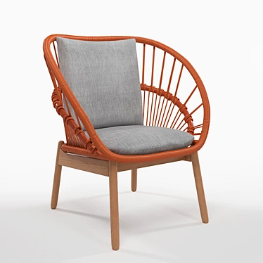 Stylish and Comfortable KETTAL_CALA Chair 3D model image 1 