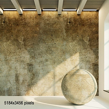 Antique Plaster Texture for Walls 3D model image 1 