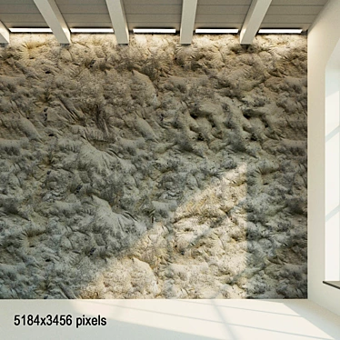 Seamless Concrete Wall Texture - High Resolution 3D model image 1 