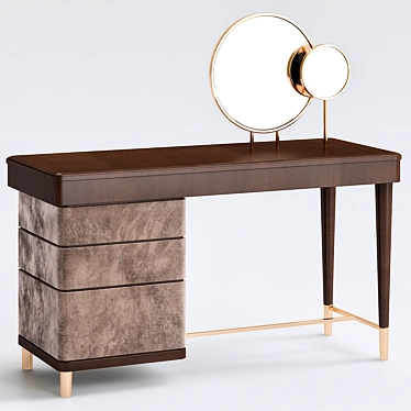 Elegance in Motion: Smania Dressing Table 3D model image 1 