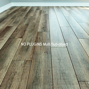 WINEO LA009: Natural Wood Laminate Parquet 3D model image 1 