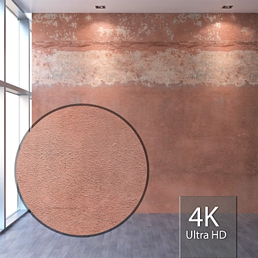 Seamless Plaster Texture in 4K Resolution 3D model image 1 