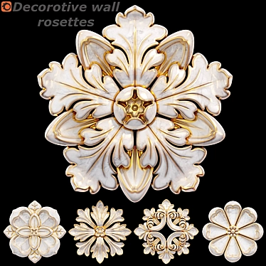 Decorative Wall Rosettes 01