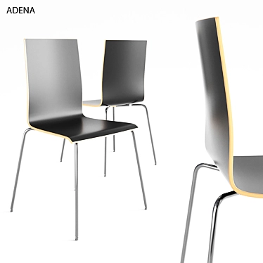 Elegant Adena Chair 3D model image 1 