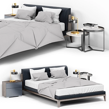 Ready-to-Use Assuan Bedroom Visualization 3D model image 1 