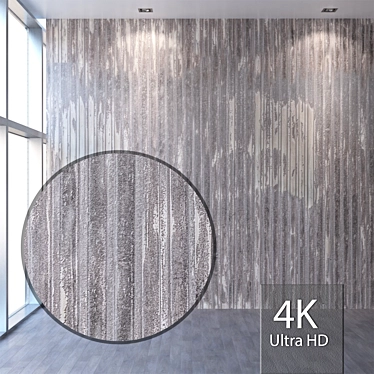 Seamless Metal Wall Panel 3D model image 1 