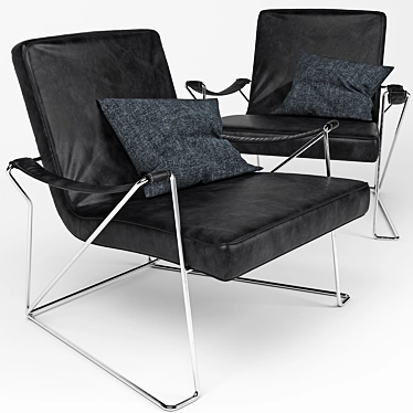 Mauro Lipparini Super Hella Armchair 3D model image 1 