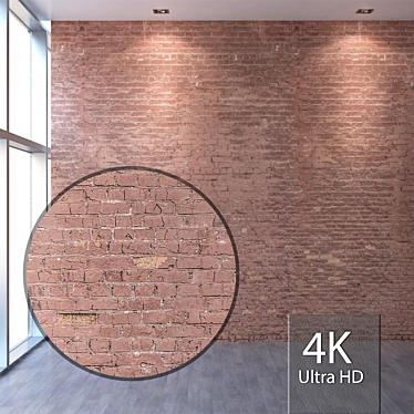 Title: Seamless 4K Brick Texture 3D model image 1 