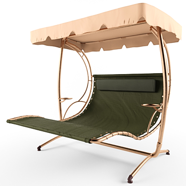 Garden Way Bolly Stand200: Stylish Outdoor Swing Bed 3D model image 1 