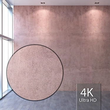 Seamless Plaster Texture in 4K 3D model image 1 