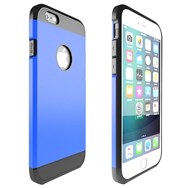 Fliku X-Type: Stylish Protection for Apple iPhone 6 3D model image 1 