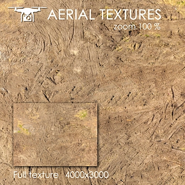 Aerial Land Texture for Exteriors 3D model image 1 